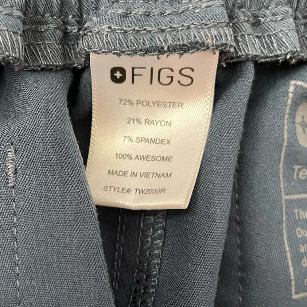 Figs Straight Leg Blue Scrub Pants
